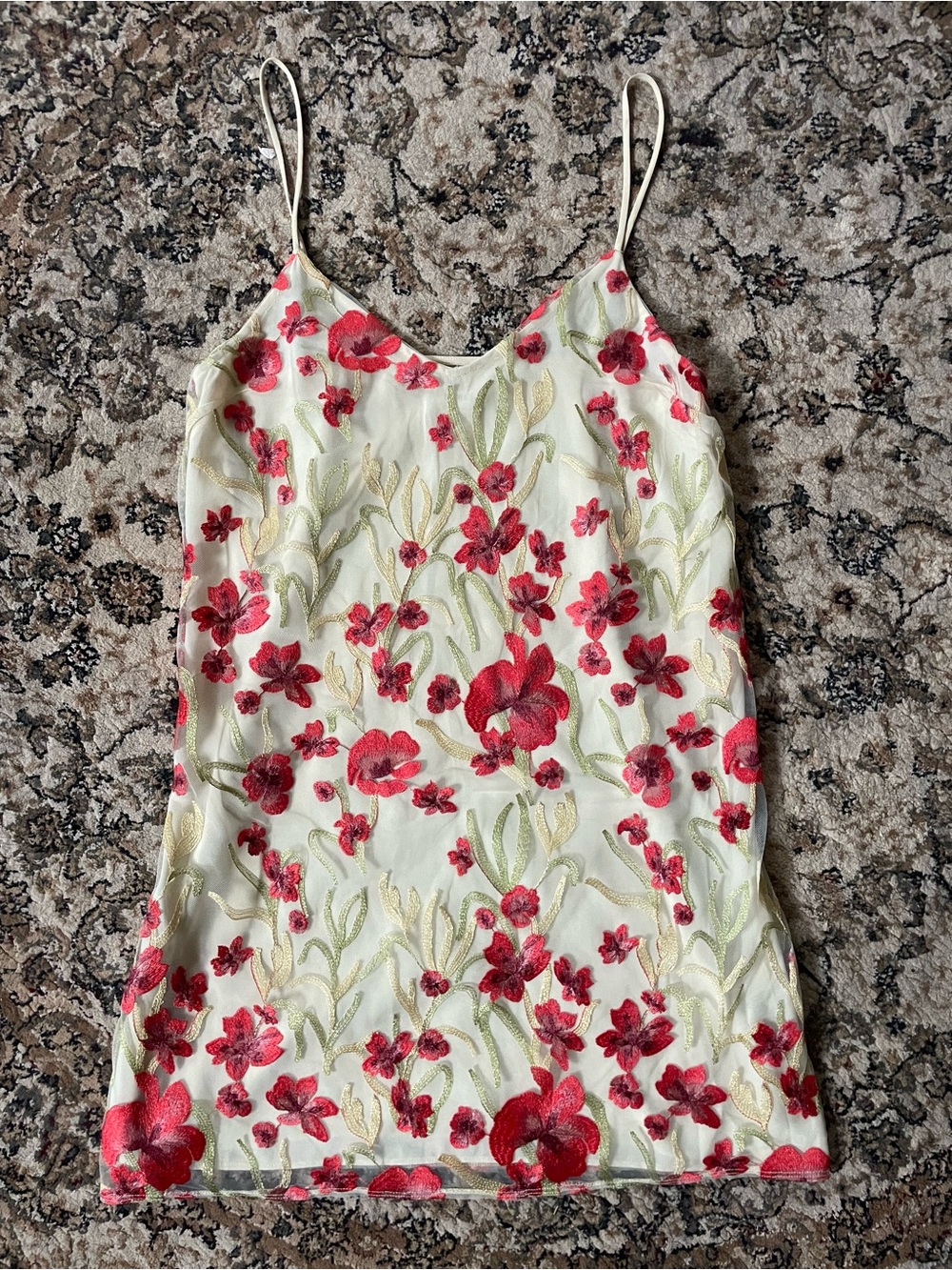 Little Moon Cheyanne Floral Mini Dress Women’s Size Small Yellow Summer Event